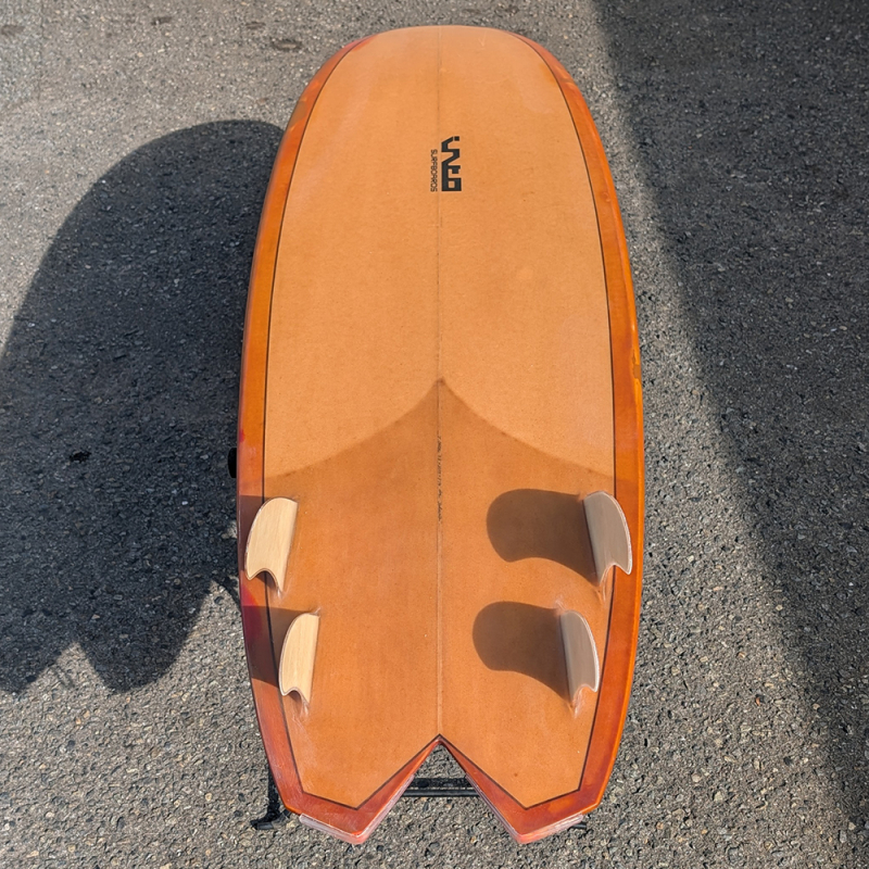 5'8 INTO クアッド | サーフボード - ロングボード（LONGBOARD）の