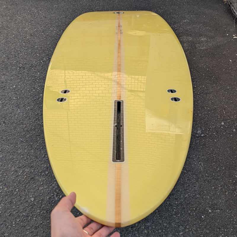 9'5 ハタサーフボード | 2+1ロングボード - ロングボード（LONGBOARD