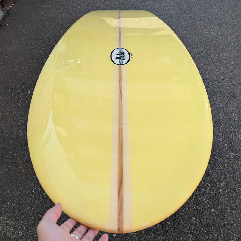 9'5 ハタサーフボード | 2+1ロングボード - ロングボード（LONGBOARD
