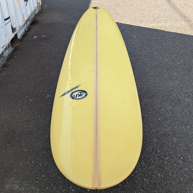 9'5 ハタサーフボード | 2+1ロングボード - ロングボード（LONGBOARD