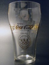 ★70'sフィディラル製コカ・コーラボトリング社5カ国語オリンピック記念グラス1976年