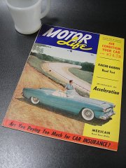 ★50’ｓアメリカン自動車雑誌 モーター・ライフ 1954年