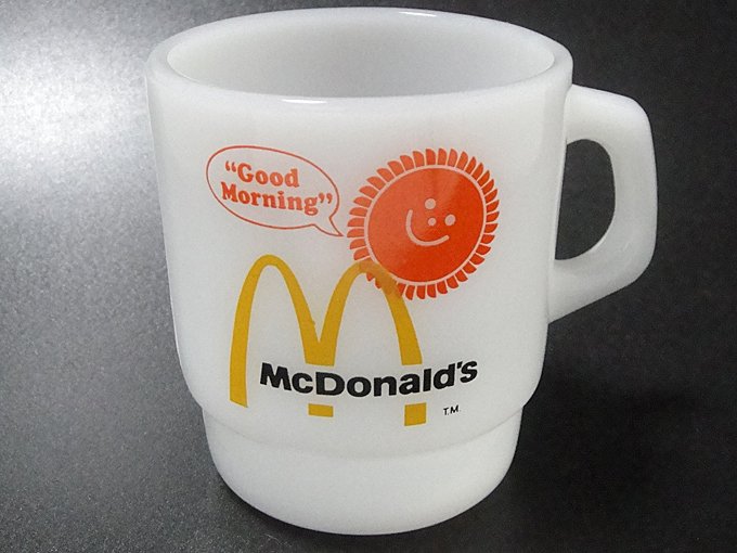 McDonald`s　ファイヤーキング　"Good Morning"　マグカップ