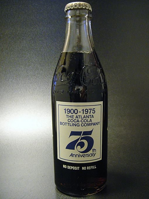70'sコカ・コーラ75周年記念ボトルＵＳＡアトランタ限定｜アメリカン ...