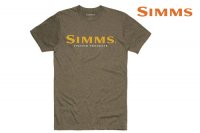 SIMMS　ロゴＴシャツ　オリーブヘザー　Ｍサイズ（※メンズ・アメリカンサイズ）