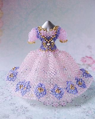 Juliet/Day（ピンク） - 【tutu*（チュチュ）】 ビーズドレス、ミニ