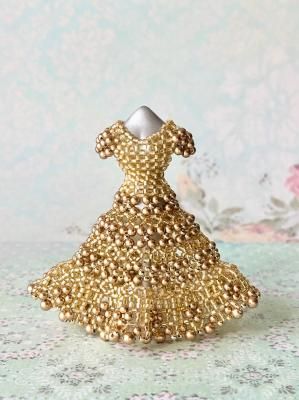 tutu*(チュチュ)】 ビーズドレス、ミニトルソー、ビーズ tutu*(チュチュ)】 ビーズドレス、ミニトルソー、ビーズ