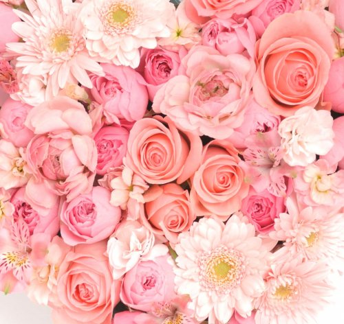 おまかせピンク系スタンド花15 花金 公式ホームページ 花金は富山県高岡市より全国へ高品質なお花をご提供しております