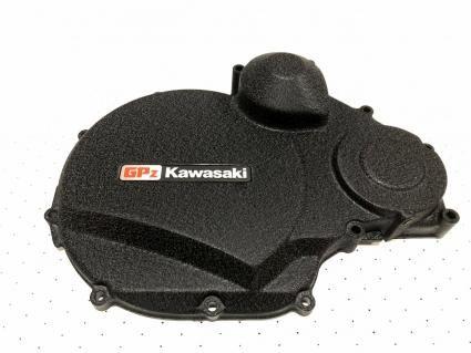 GPZ900Rクラッチカバー 結晶塗装 ブラック - ブルドッカータゴス