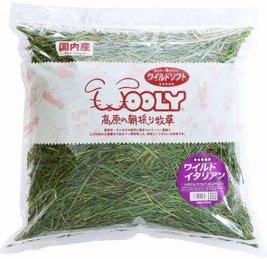4袋×ウーリー WOOLY 高原の朝採り牧草 ワイルドイタリアン×4袋