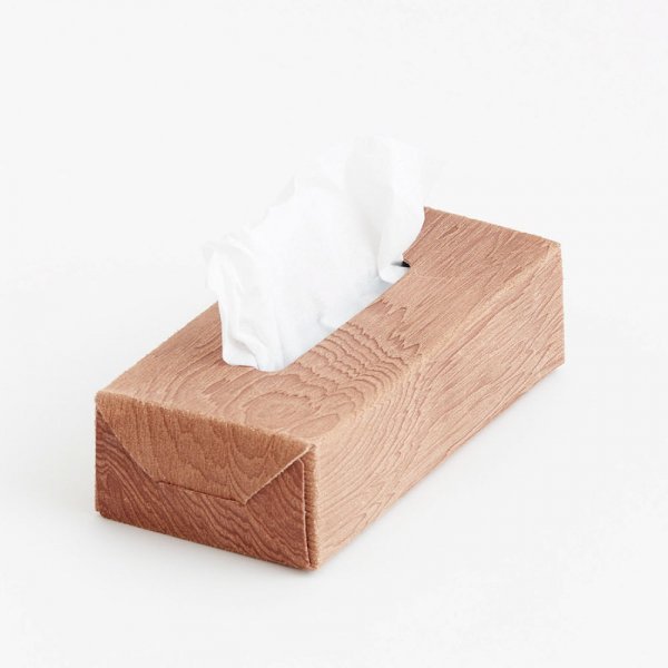 irose (イロセ) plywood leather tissue box case