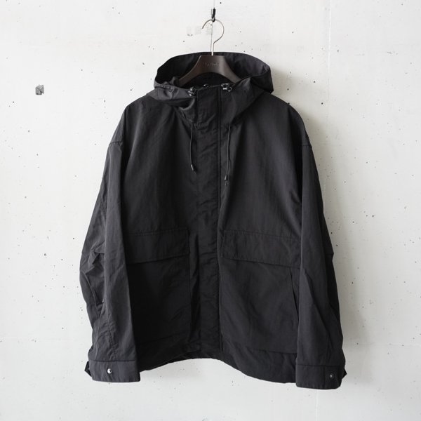 SLICK (å)Nylon Tussah Field Parka - Black