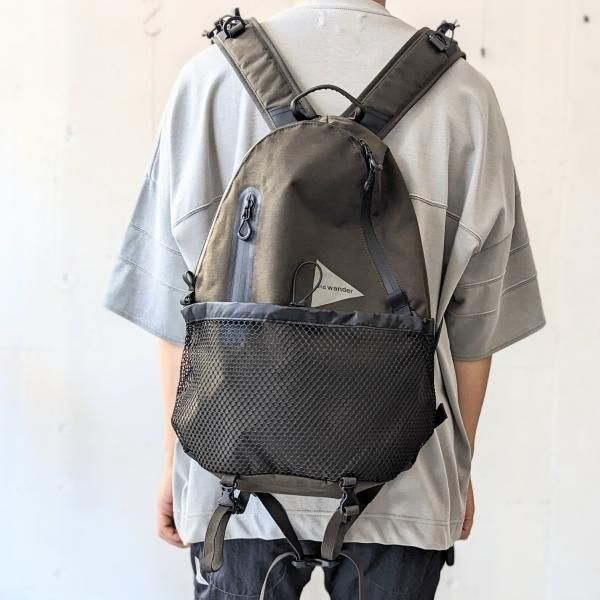 and wander(アンドワンダー) PE/CO 20L daypack|La Barba 通販 and wander(アンドワンダー) PE/CO 20L daypack|La Barba 通販