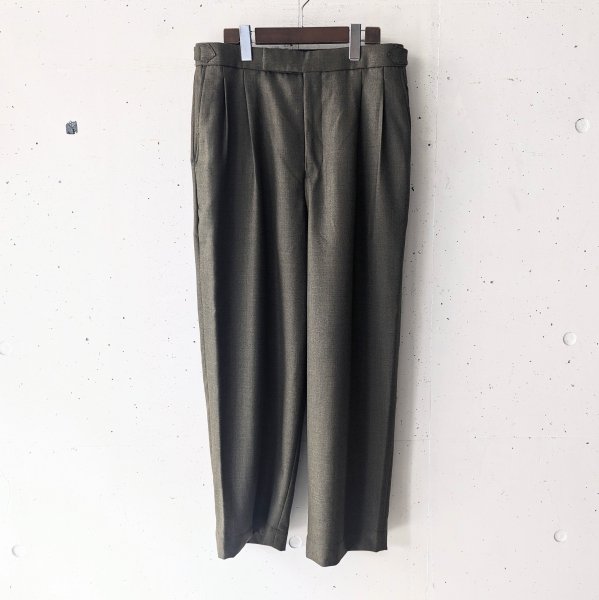 marka(マーカ) OFFICER PANTS 2TUCK WIDE