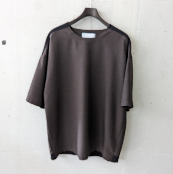 <img class='new_mark_img1' src='https://img.shop-pro.jp/img/new/icons10.gif' style='border:none;display:inline;margin:0px;padding:0px;width:auto;' />VOAAOV () Summer Wool Like Short Sleeve Pullover - BROWN