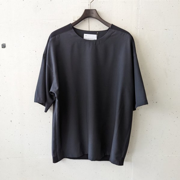 <img class='new_mark_img1' src='https://img.shop-pro.jp/img/new/icons10.gif' style='border:none;display:inline;margin:0px;padding:0px;width:auto;' />VOAAOV () Summer Wool Like Short Sleeve Pullover - BLACK