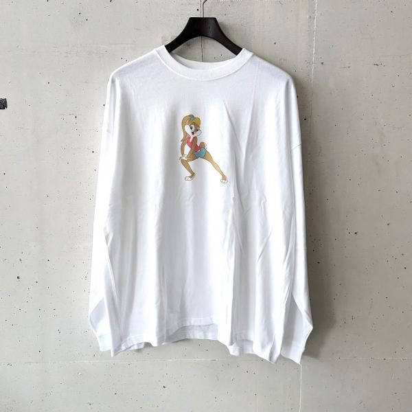 EEL () 1234,2234  LOLA BUNNY L/S TEE - WHITE