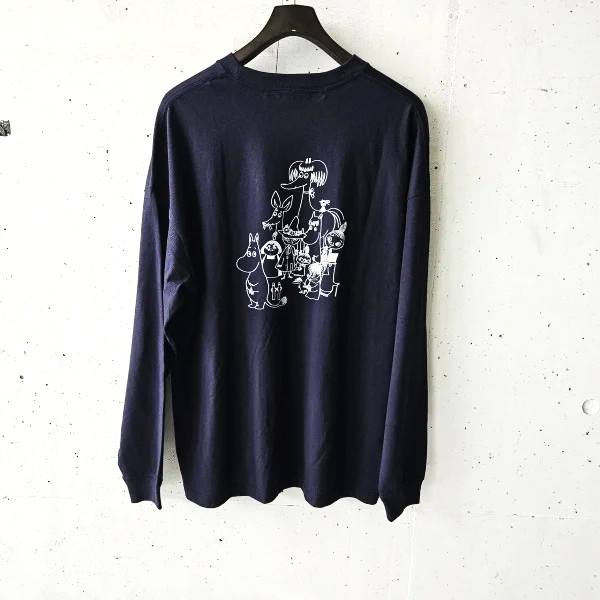 EEL () HOME  MOOMIN L/S TEE - NAVY