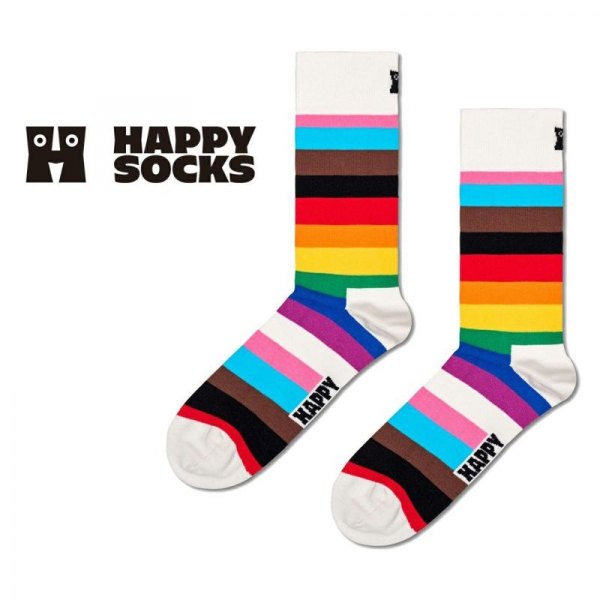 <img class='new_mark_img1' src='https://img.shop-pro.jp/img/new/icons9.gif' style='border:none;display:inline;margin:0px;padding:0px;width:auto;' />HAPPY SOCKS (ϥåԡå) - Pride Stripe