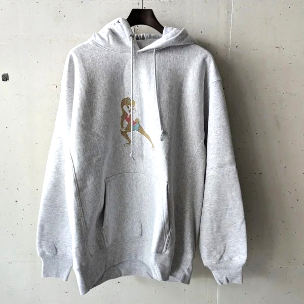 EEL (イール) 1234,2234 × LOLA BUNNY SWEAT PARKA - F/gray