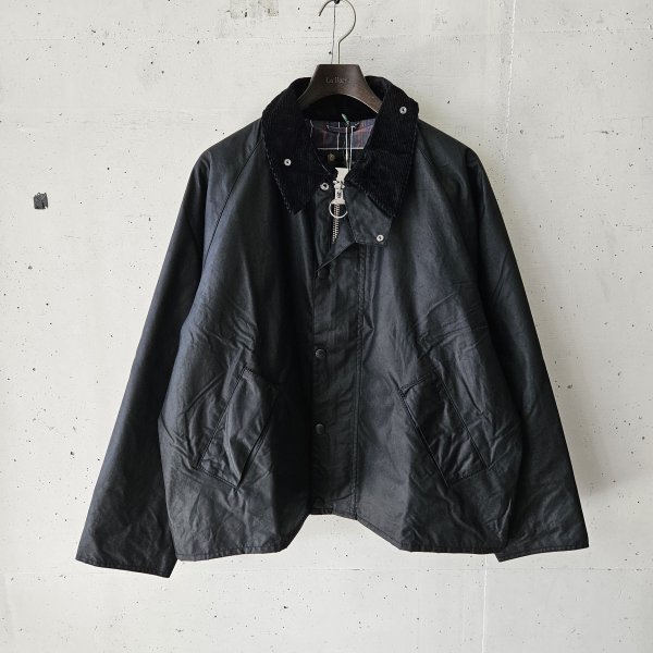 Barbour(Х֥TRANSPORT / ȥ󥹥ݡ WAX COTTON SHORT BLOUSON - BLACK