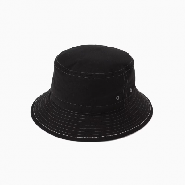 and wander(アンドワンダー) PE/CO hat - BLACK
