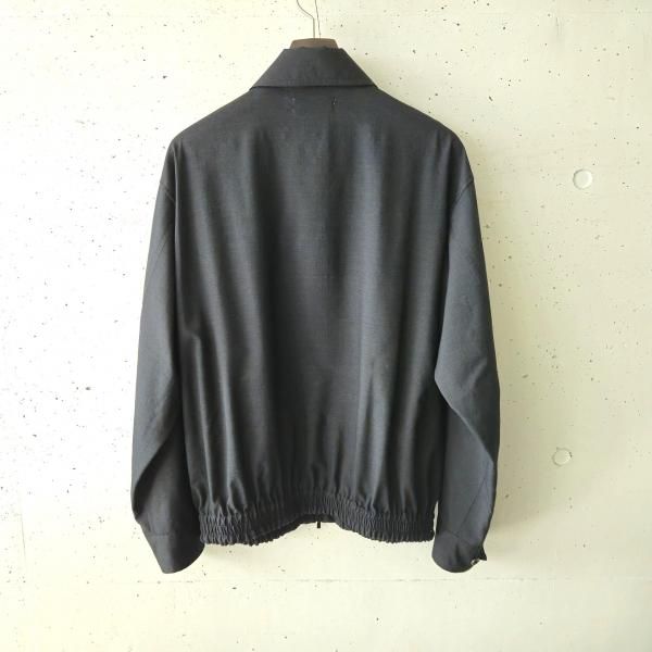 マーカmarkaウールトロピカルワッシャースポーツジャケット3ネイビーストライプ マーカmarkaウールトロピカルワッシャースポーツジャケット3