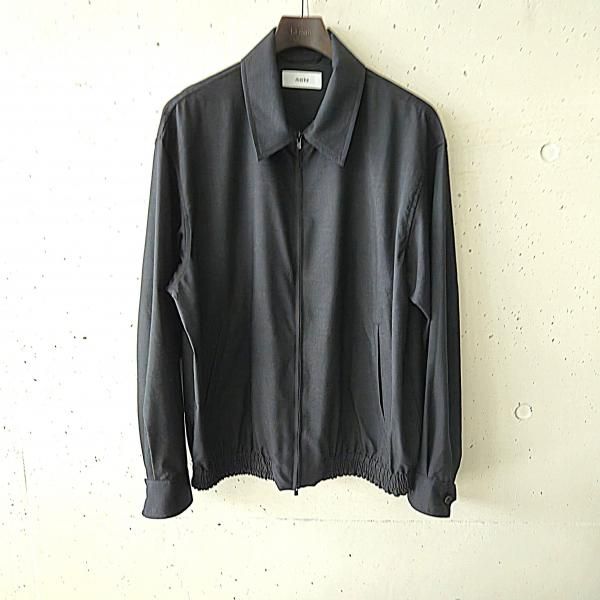 marka (ޡ) 2/72 WASHER WOOL TROPICAL SPORTS JACKET - chambray black
