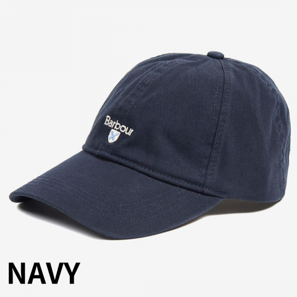 Barbour(バブアー）- Cascade sports コットン6パネルキャップ - NAVY