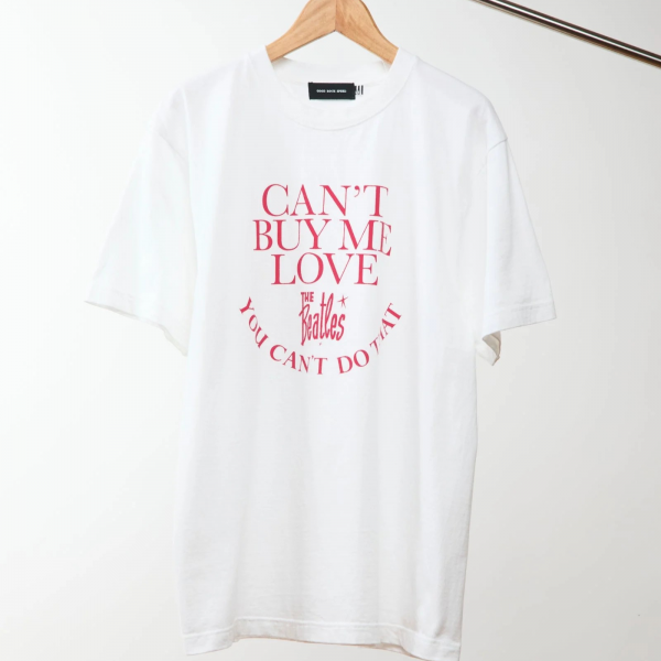 GOOD ROCK SPEED (åɥåԡ) CAN'T BUY ME LOVE T-SHIRT- WHITE