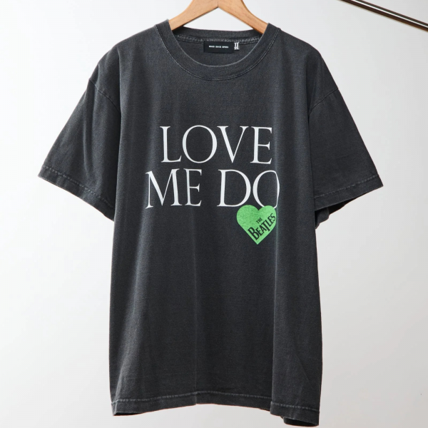 GOOD ROCK SPEED (åɥåԡ) THE BEATLES / LOVE ME DO T-SHIRT - CHARCOAL