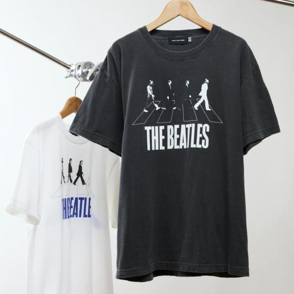 GOOD ROCK SPEED (åɥåԡ) THE BEATLES / ABBEY ROAD T-SHIRT - CHARCOAL