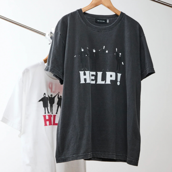 GOOD ROCK SPEED (åɥåԡ) THE BEATLES / HELP T-SHIRT - CHARCOAL