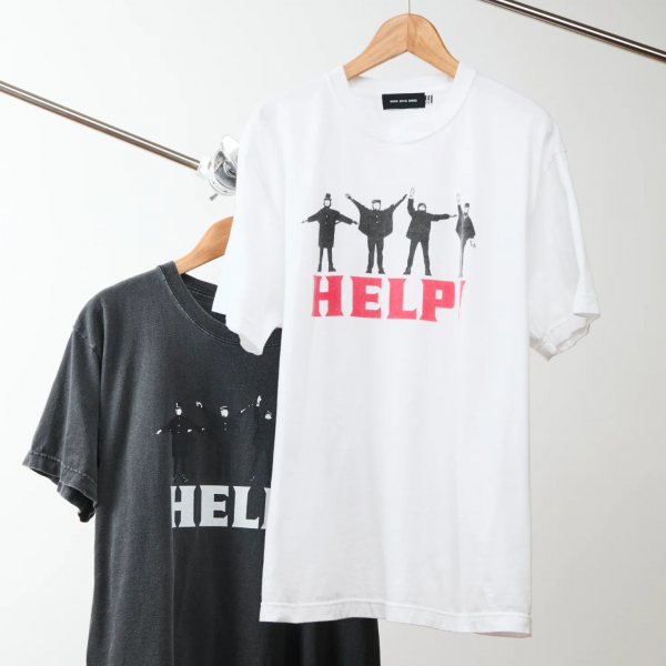 GOOD ROCK SPEED (åɥåԡ) THE BEATLES / HELP T-SHIRT - WHITE