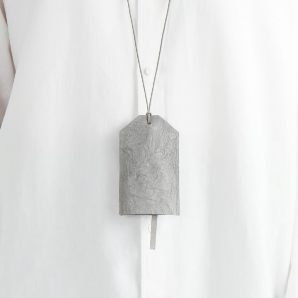 irose () PAPER LEATHER KEY / CARD HOLDER - GRAY