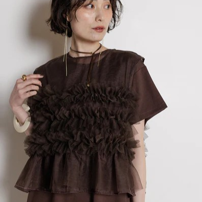 CHIGNON (˥) 塼եץ륪С - BROWN