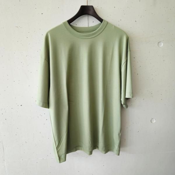 MARKAWARE (ޡ) GIZA 80/3 KNIT COMFORT FIT Tee- SAGE