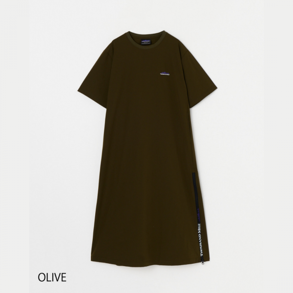 THOUSAND MILE (ɥޥ) SHORT SLEEVE DRESS - OLIVE