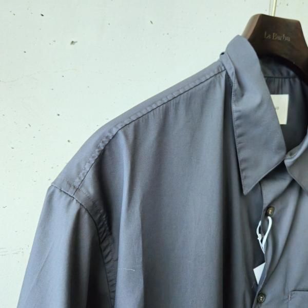 美品 STILL BY HAND コットンローン レギュラーカラー 半袖シャツ DSC04498_R.jpg