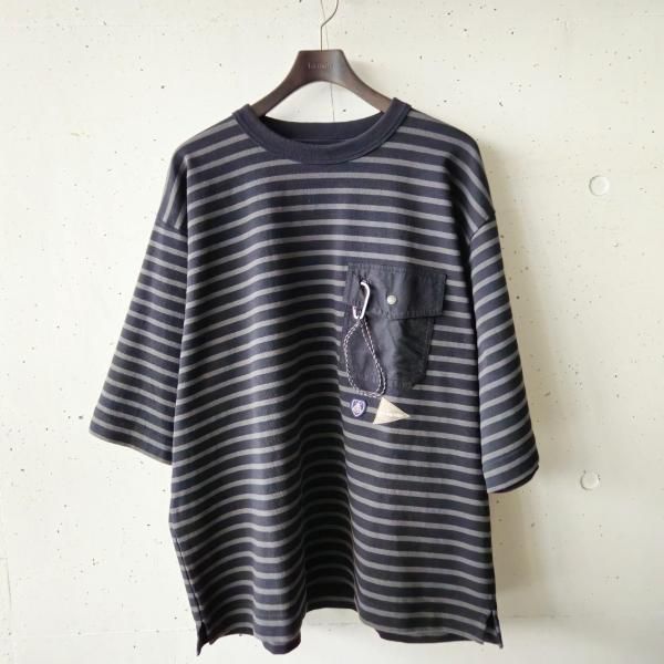 <img class='new_mark_img1' src='https://img.shop-pro.jp/img/new/icons10.gif' style='border:none;display:inline;margin:0px;padding:0px;width:auto;' />and wander(ɥ) ORCIVAL HS T - BLACK