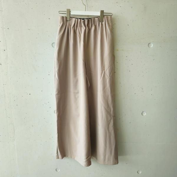 ZAMPA (ザンパ) ゴムタックウエストパンツ - GREIGE