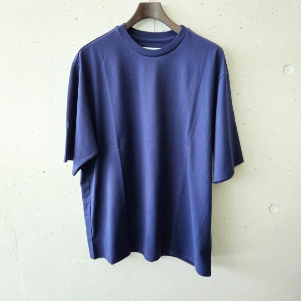 <img class='new_mark_img1' src='https://img.shop-pro.jp/img/new/icons10.gif' style='border:none;display:inline;margin:0px;padding:0px;width:auto;' />marka(ޡ) 40/2 ORGANIC COTTON KNIT CREW NECK TEE - NAVY