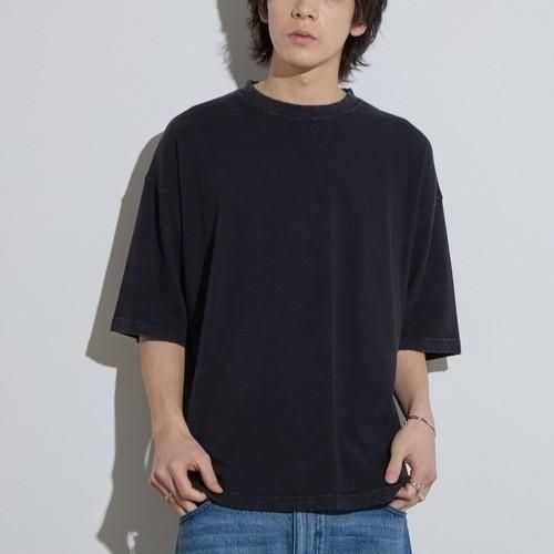 <img class='new_mark_img1' src='https://img.shop-pro.jp/img/new/icons10.gif' style='border:none;display:inline;margin:0px;padding:0px;width:auto;' />SLICK (å) Pigment Dye Damage T-Shirt - BLACK