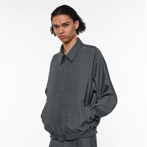 marka (ޡ) Tumbled Wool Serge Sports Jacket - herringbone