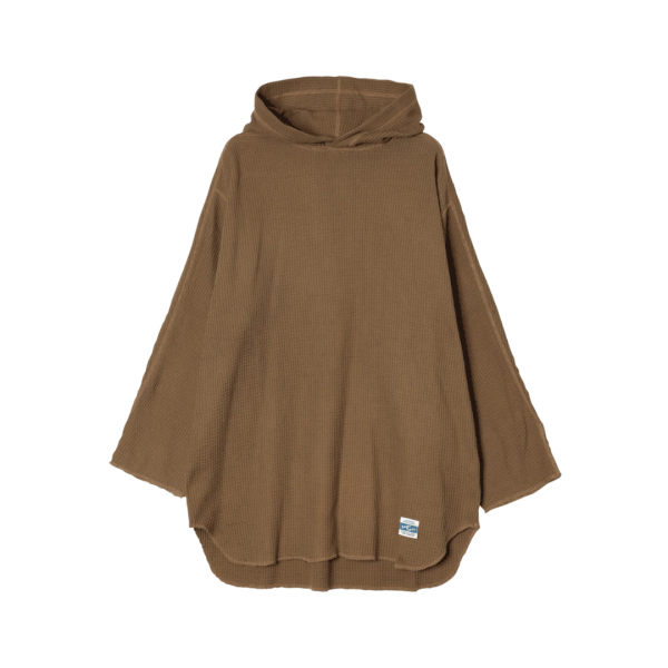 ARMY TWILL (ߡĥ) Waffle Hoodie - BROWN