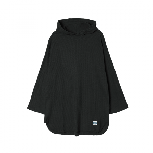 ARMY TWILL (ߡĥ) Waffle Hoodie - BLACK