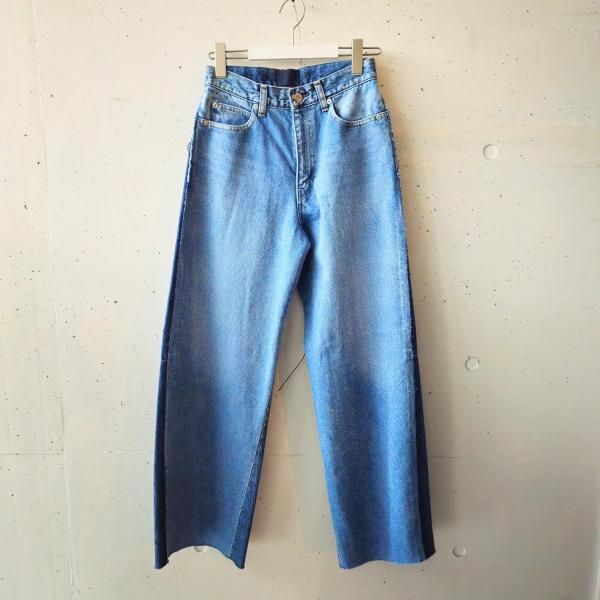 SERGE de bleuʥREMAKE 2TONE PANTS - BLUE
