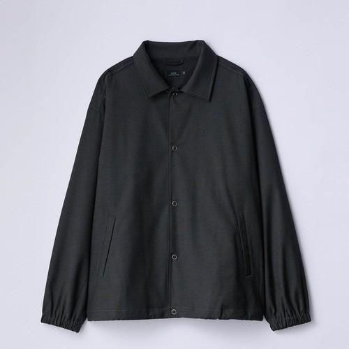 SLICK (å) T/R Gabardine Stretch Coach Jacket - CHARCOAL GREY