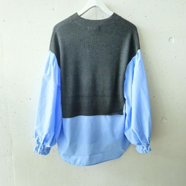 【新品・未使用】CHIGNON 2025AWネイビー ハーフジップ シャツ 新品・未使用】CHIGNON 2025AWネイビー ハーフジップ シャツ