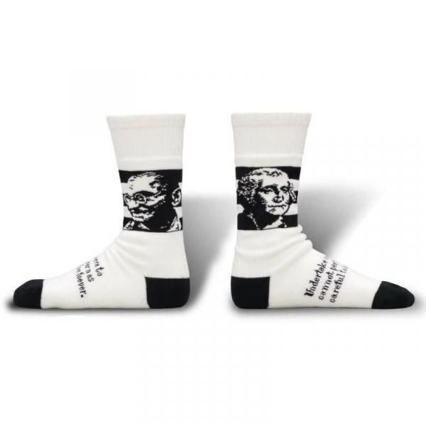 BRU NA BOINNE (֥롼ʥܥ) Pile Socks Wisdom - WHITE  BLACK